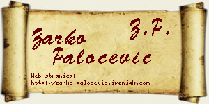 Žarko Paločević vizit kartica